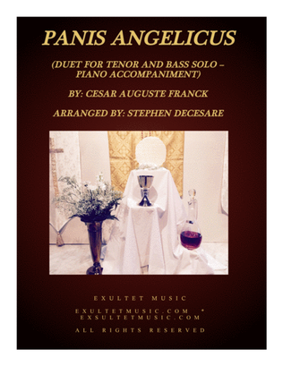 Book cover for Panis Angelicus (Duet for Tenor and Bass Solo - Piano Accompaniment)