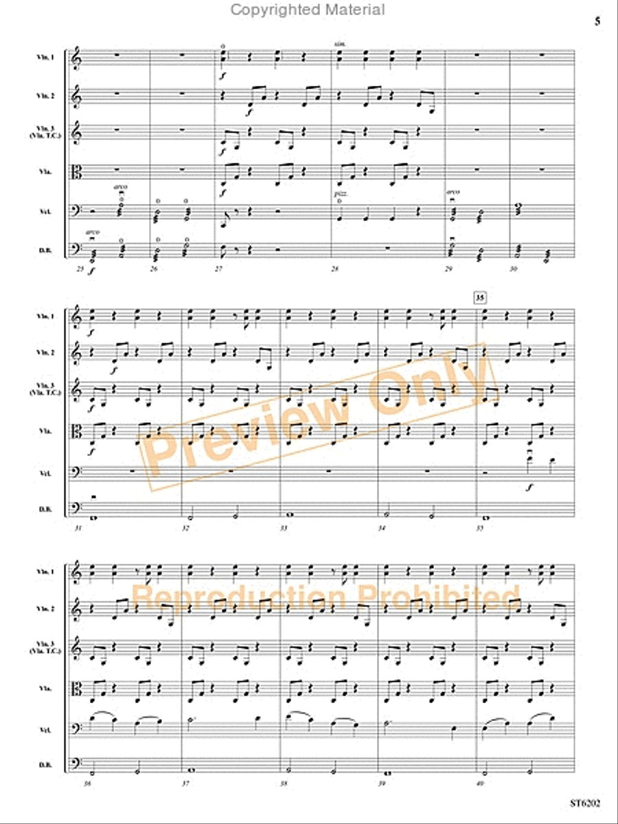 Ghost Carnival String Orchestra scores gallery preview page 4