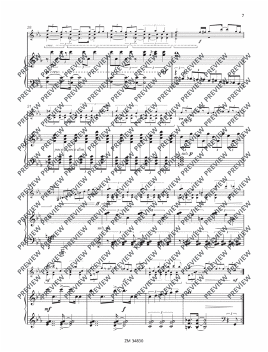 Blues for Gilbert Piano Accompaniment scores gallery preview page 8