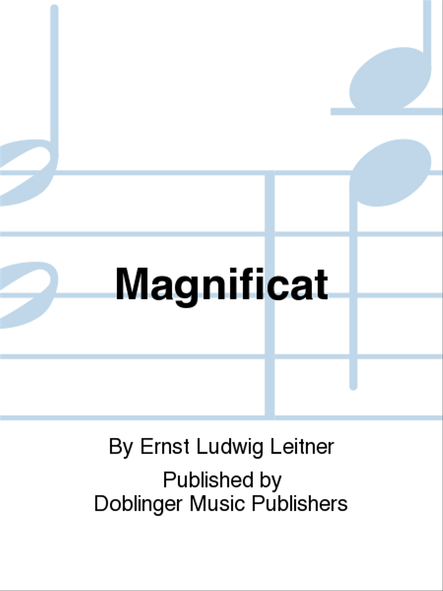 Magnificat Soprano Voice scores gallery preview page 1