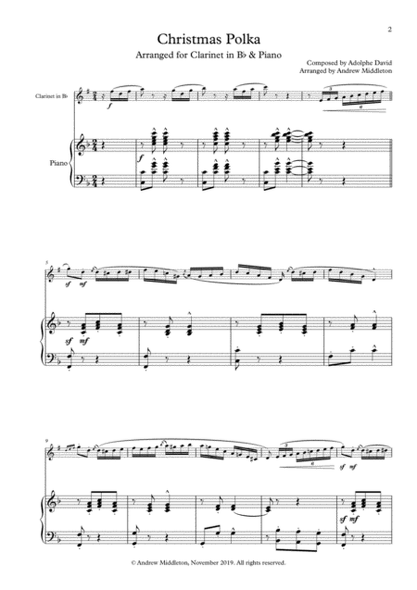Christmas Polka for Clarinet and Piano