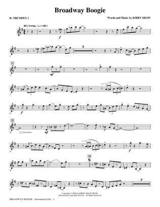 Broadway Boogie - Trumpet 1