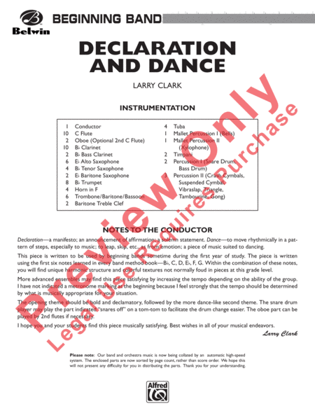 Declaration and Dance image number null