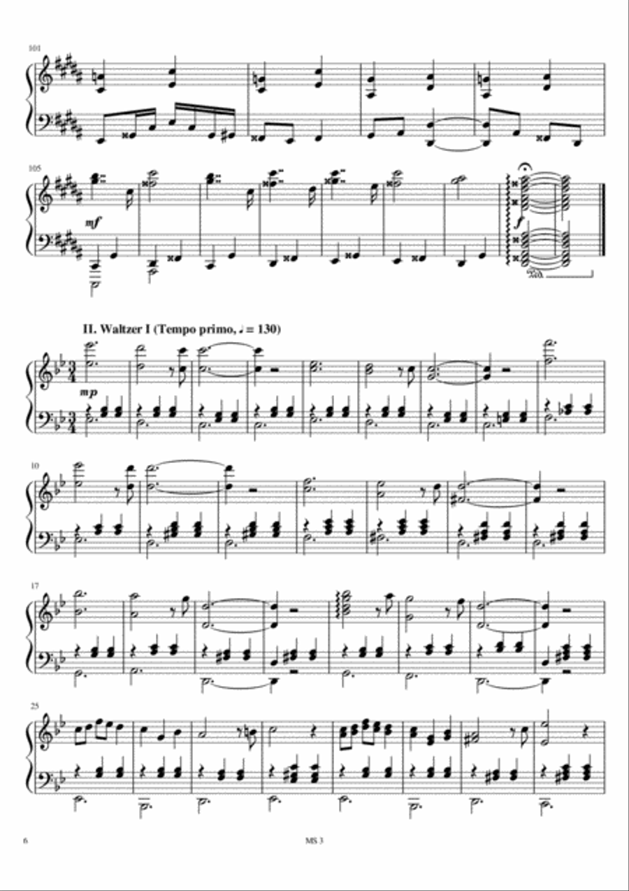 Berliner Suite Piano Solo scores gallery preview page 6