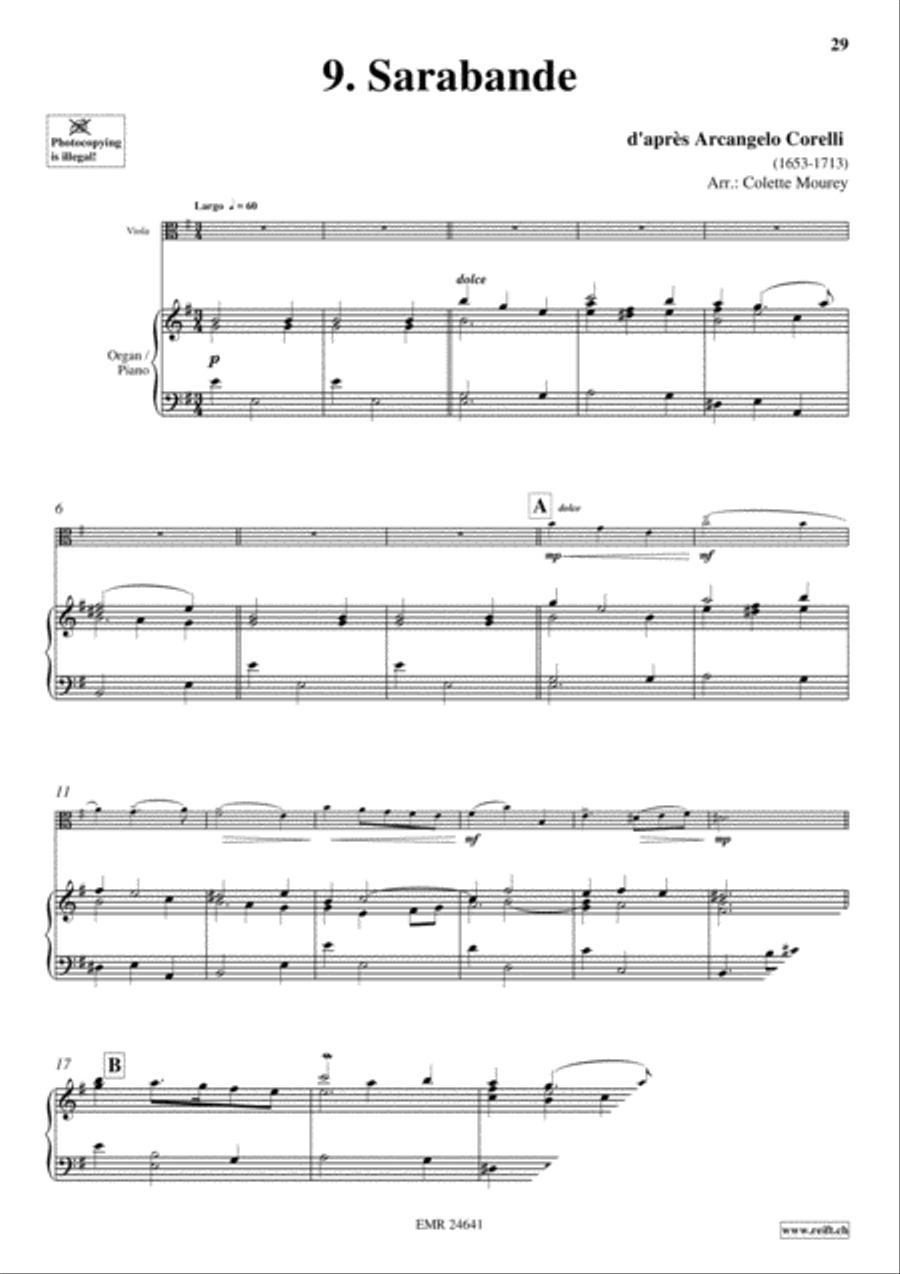 40 Greatest Baroque Hits Volume 2 Viola scores gallery preview page 11