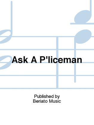 Book cover for Ask A P'liceman