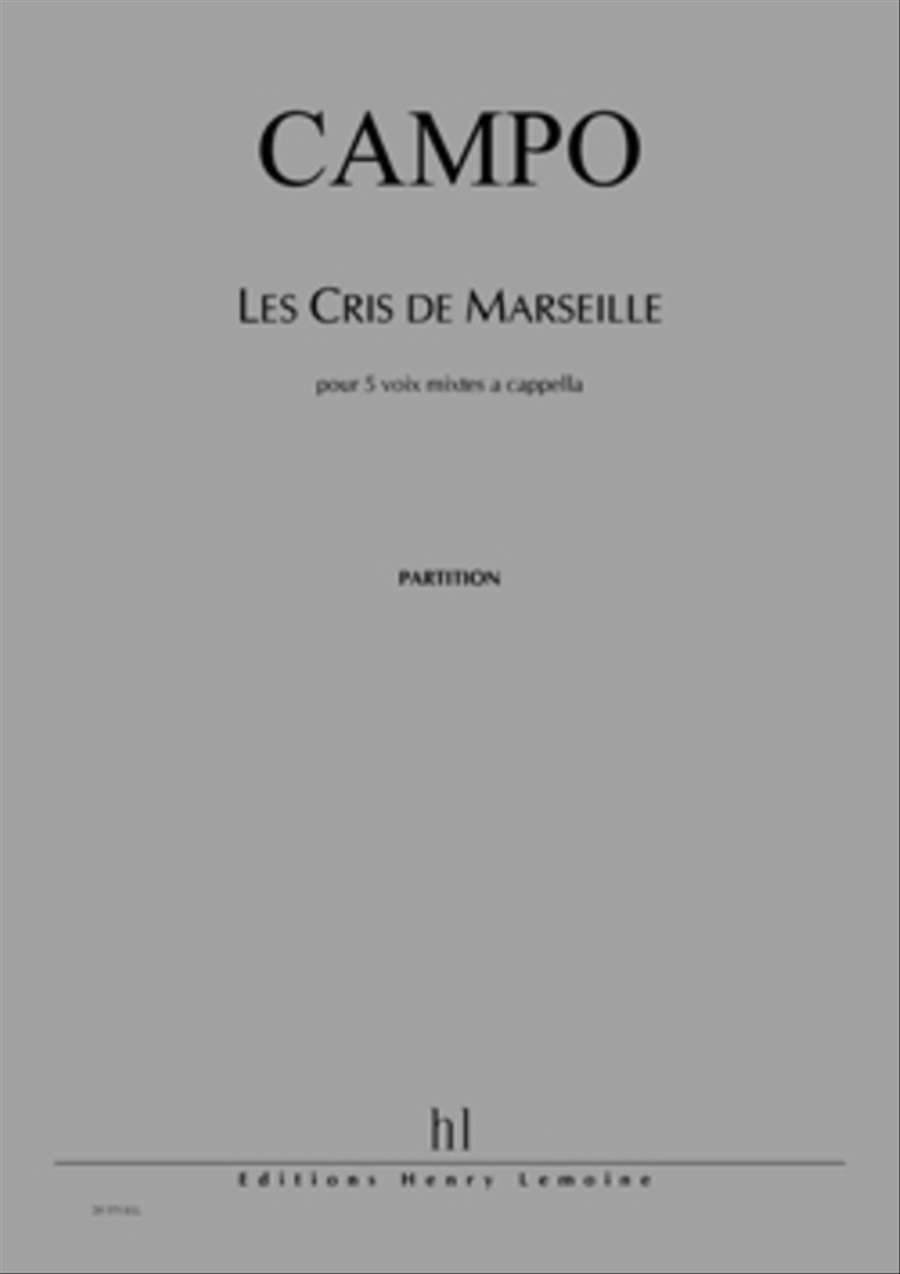 Les Cris De Marseille Choir scores gallery preview page 1
