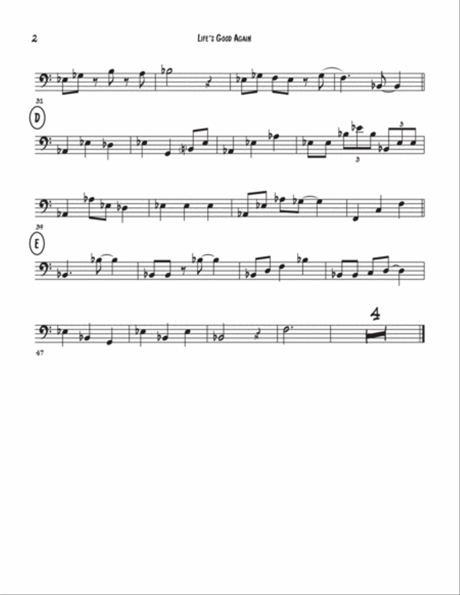 Life's Incredible Again Jazz Ensemble scores gallery preview page 6