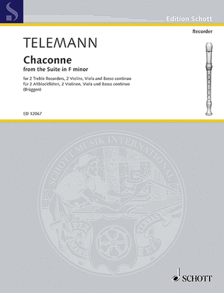 Telemann Chaconne Rs43 Rec