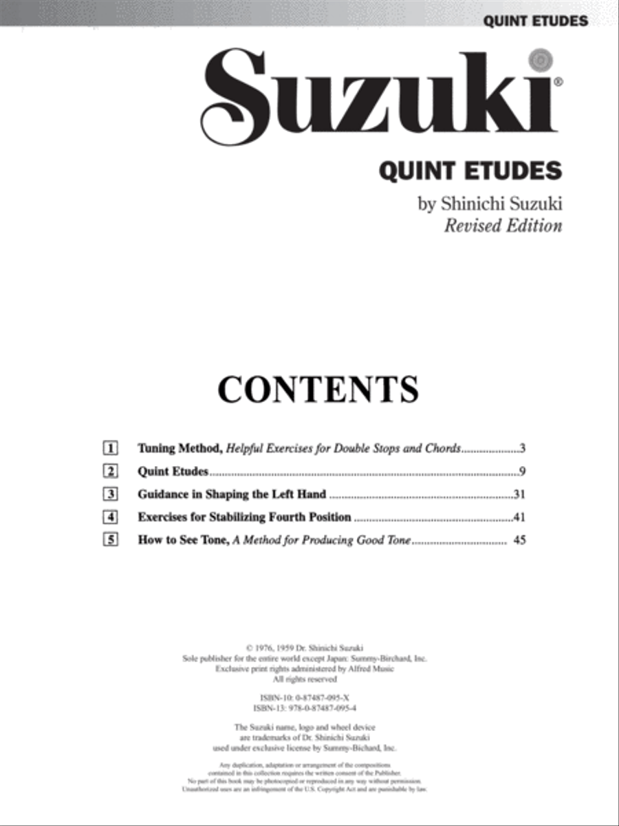 Quint Etudes Violin scores gallery preview page 2
