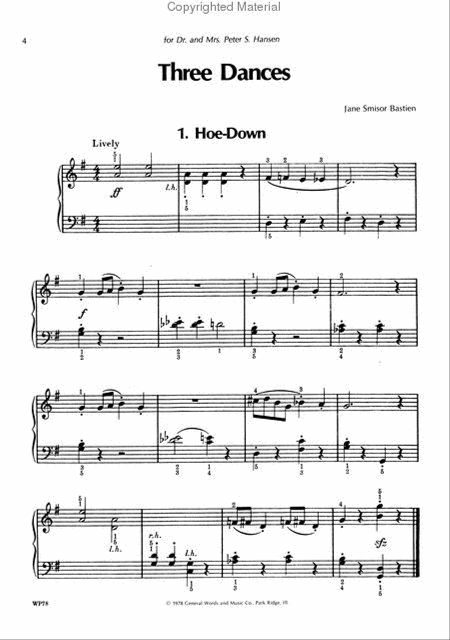 Piano Recital Solos, Level 4 Piano Method scores gallery preview page 3
