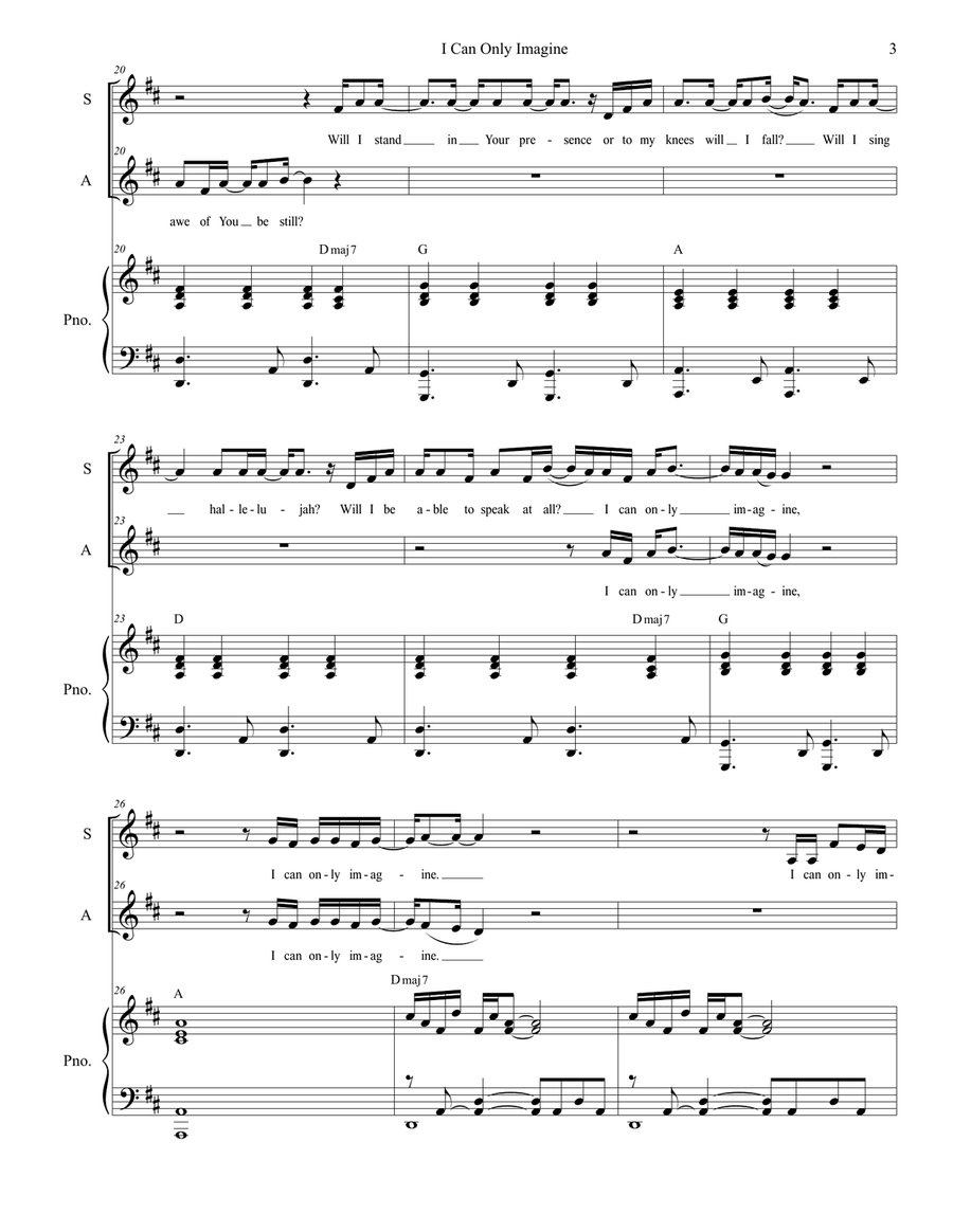I Can Only Imagine Alto Voice scores gallery preview page 3