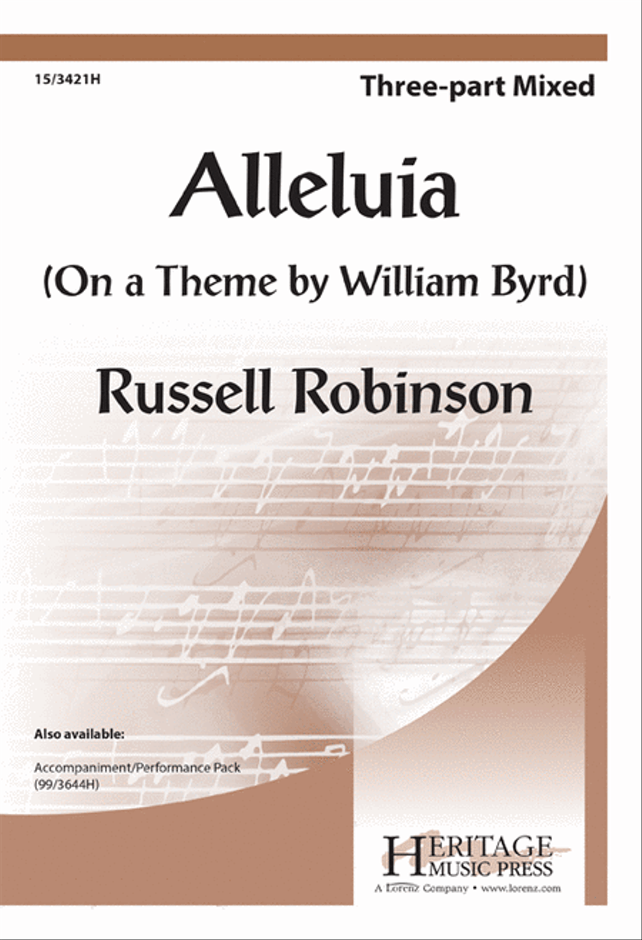 Alleluia 3-Part scores gallery preview page 1