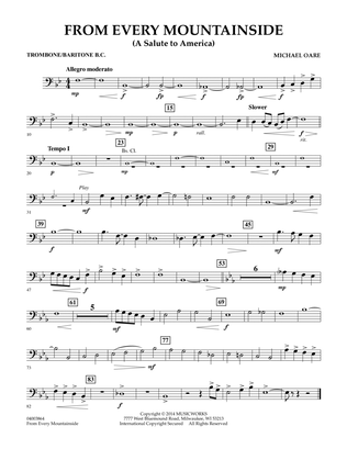 From Every Mountainside (A Salute to America) - Trombone/Baritone B.C.