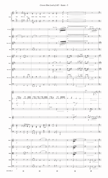 Crown Him Lord of All! - Full Orchestra Score and Parts