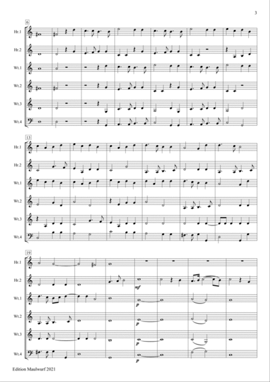 Monteverdi Sinfonia Monteverdi Sinfonia Horn scores gallery preview page 3