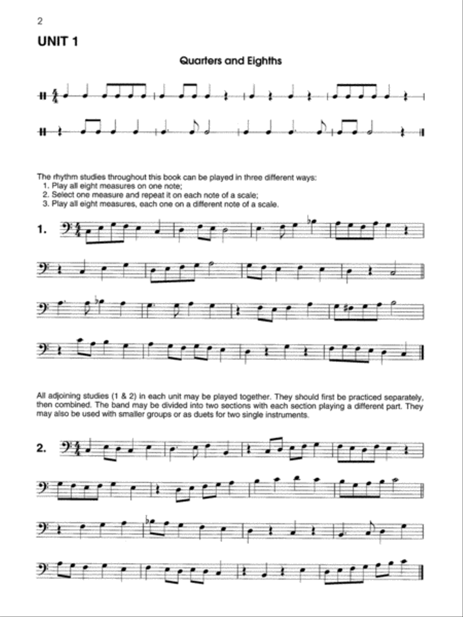 Rhythms & Rests Concert Band Methods scores gallery preview page 6