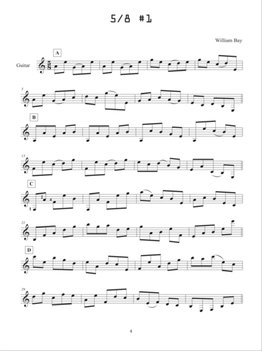Achieving Guitar Artistry - Odd-Time Etudes