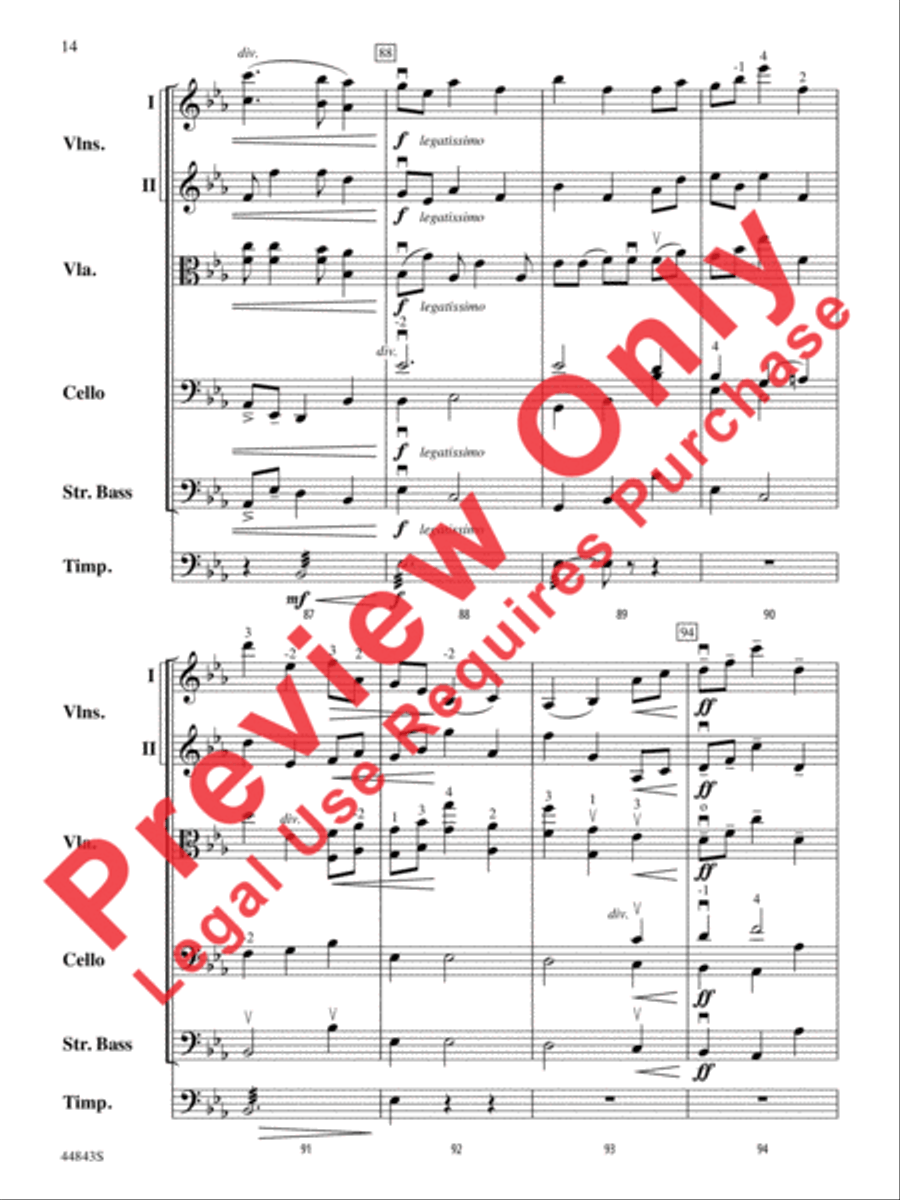 Enigma Variations String Orchestra scores gallery preview page 30