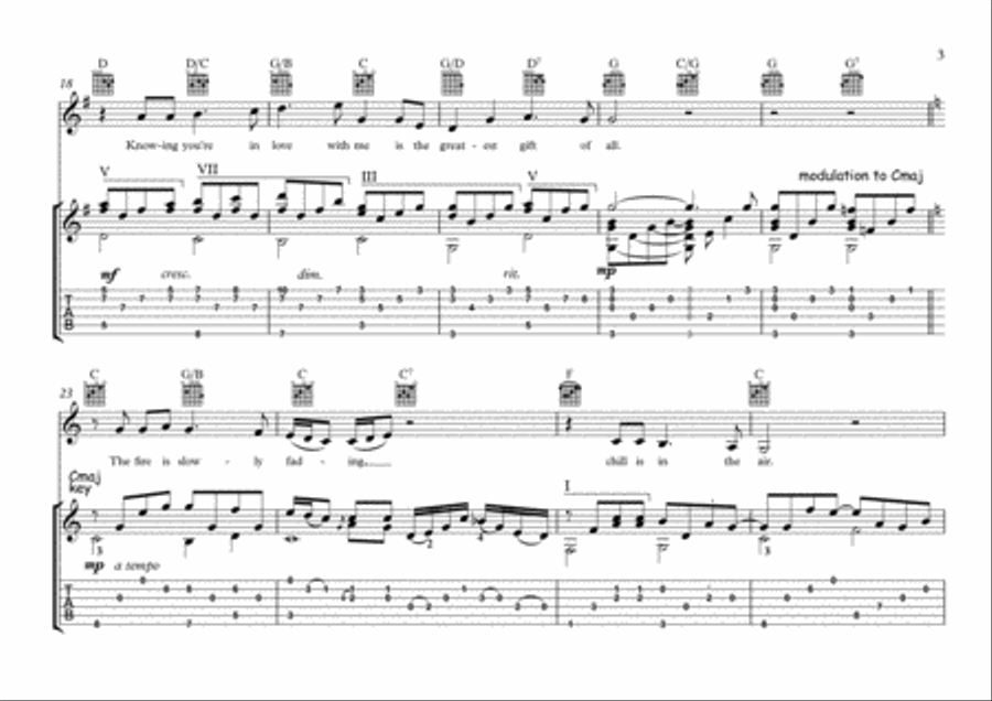 The Greatest Gift Of All Electric Guitar scores gallery preview page 3