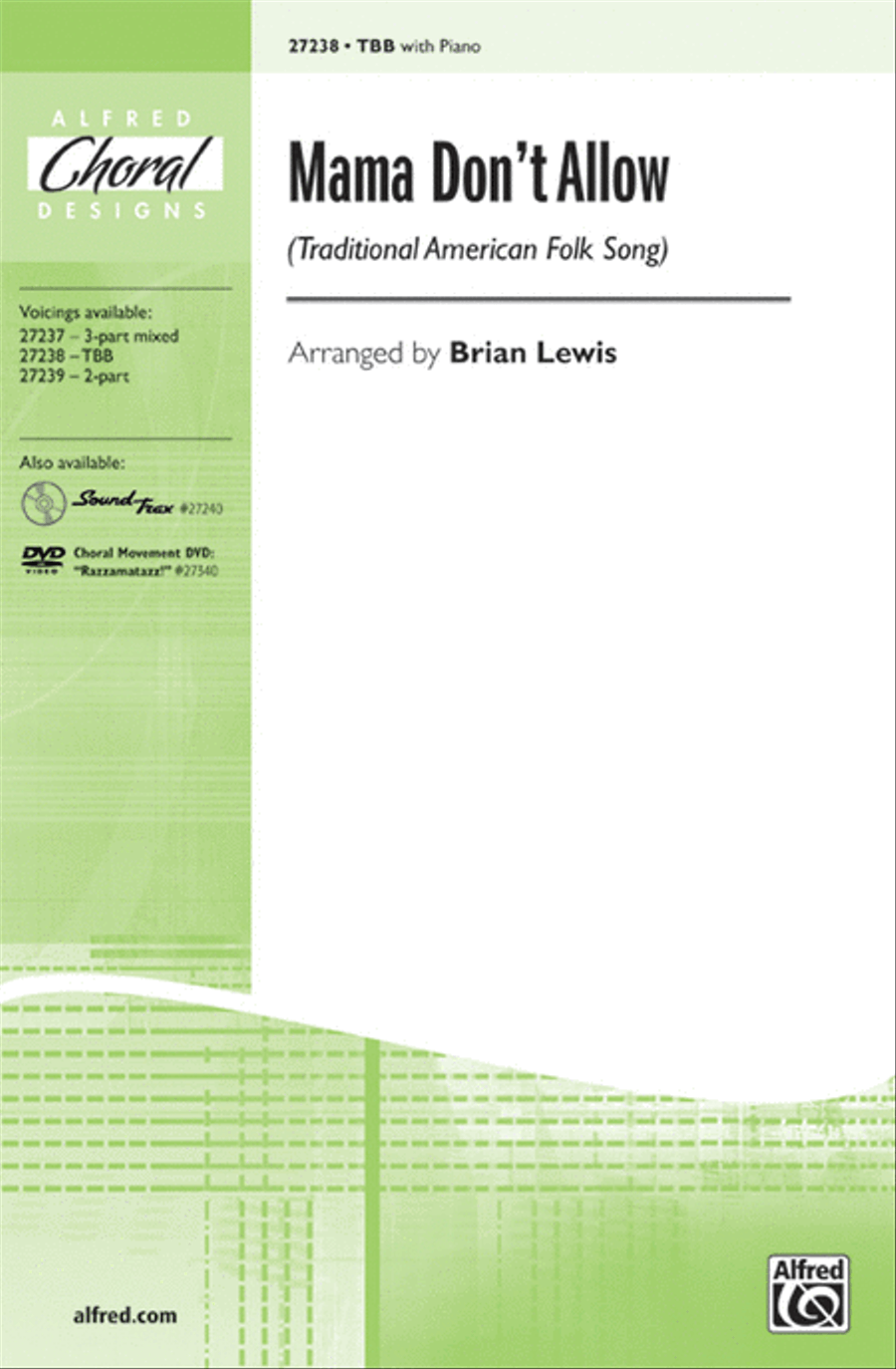 Mama Don't Allow Men's Choir scores gallery preview page 1
