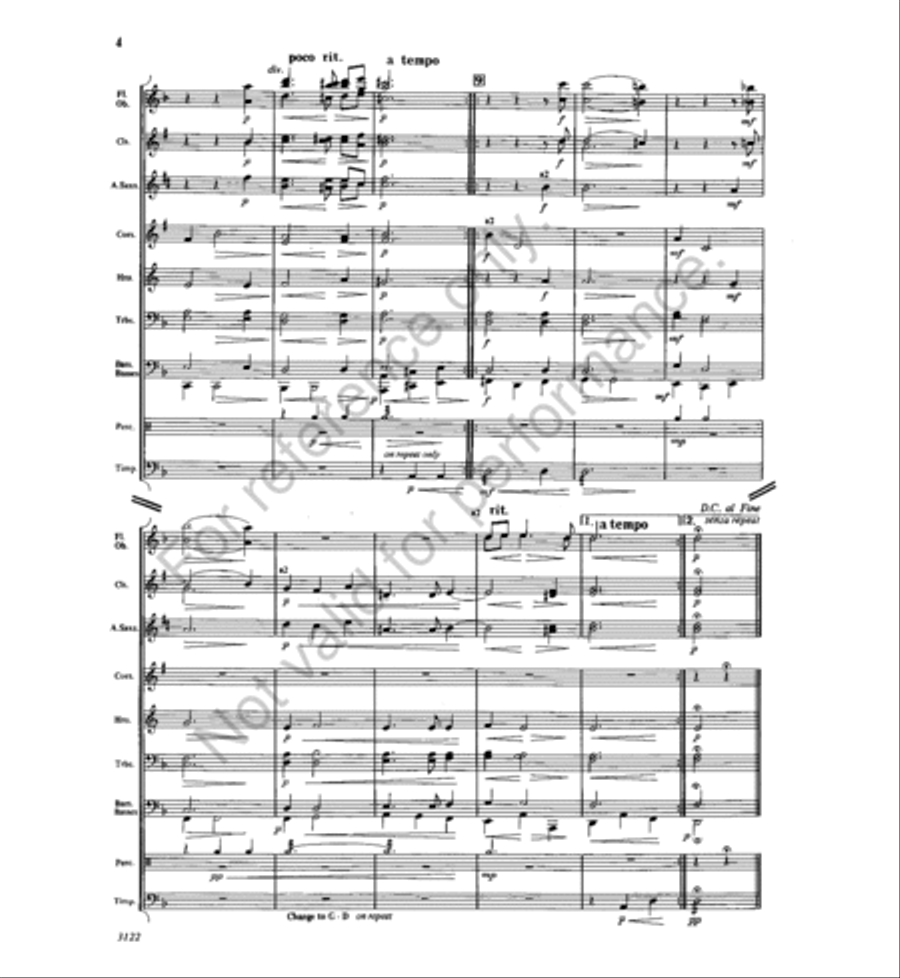 In The Classical Manner In The Classical Manner Concert Band scores gallery preview page 5