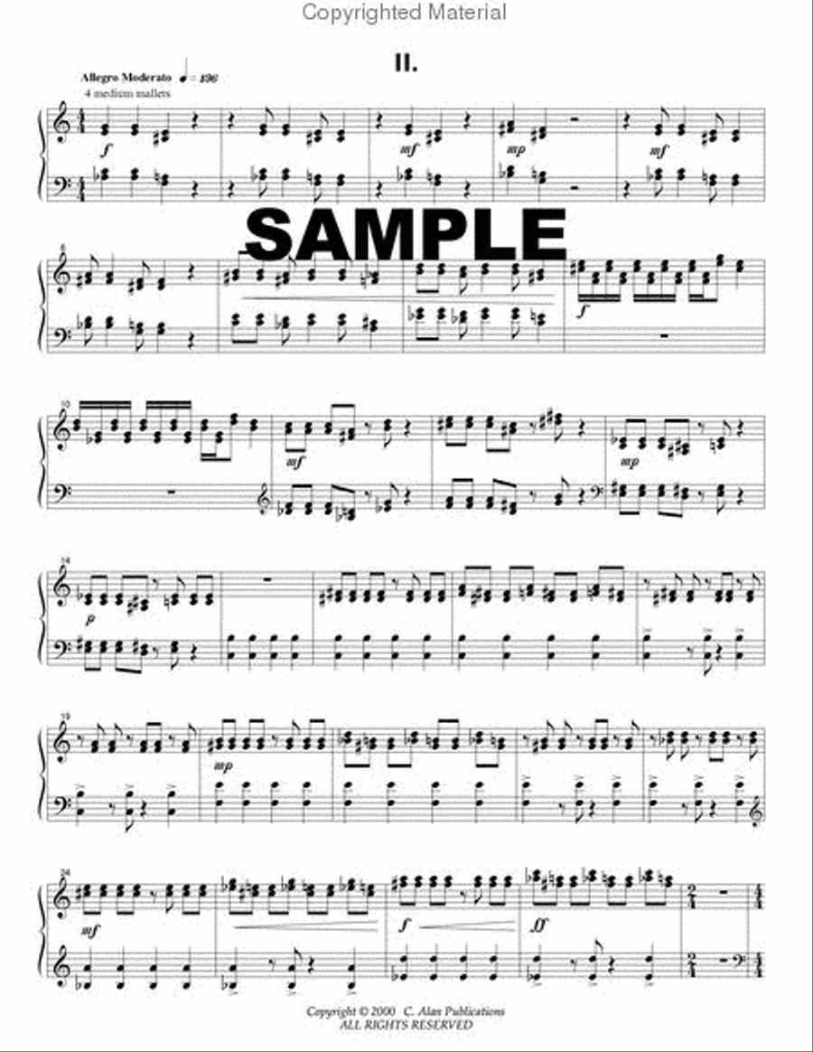 Three Notions Three Notions Percussion Ensemble scores gallery preview page 3