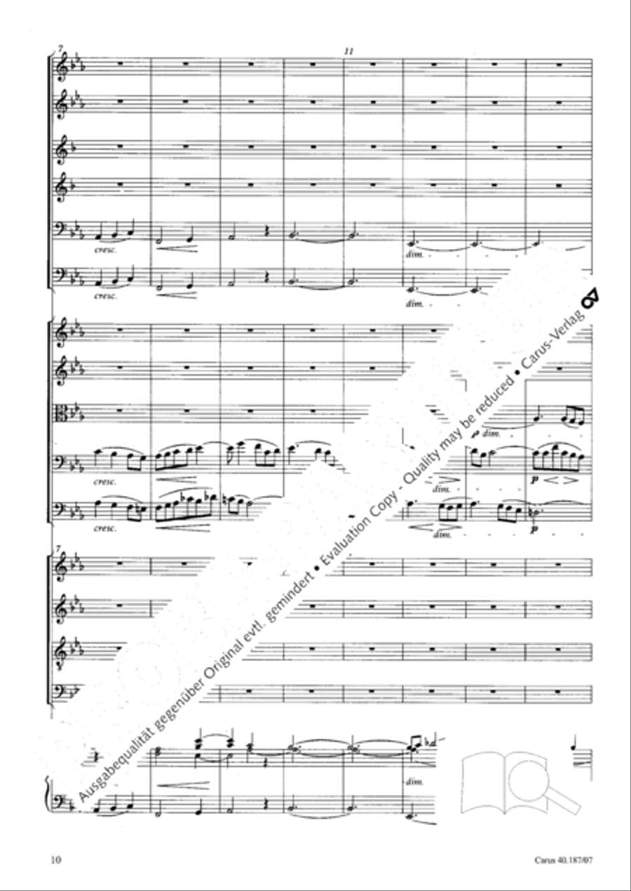 We all believe in one true God (Wir glauben all an einen Gott) 4-Part scores gallery preview page 11