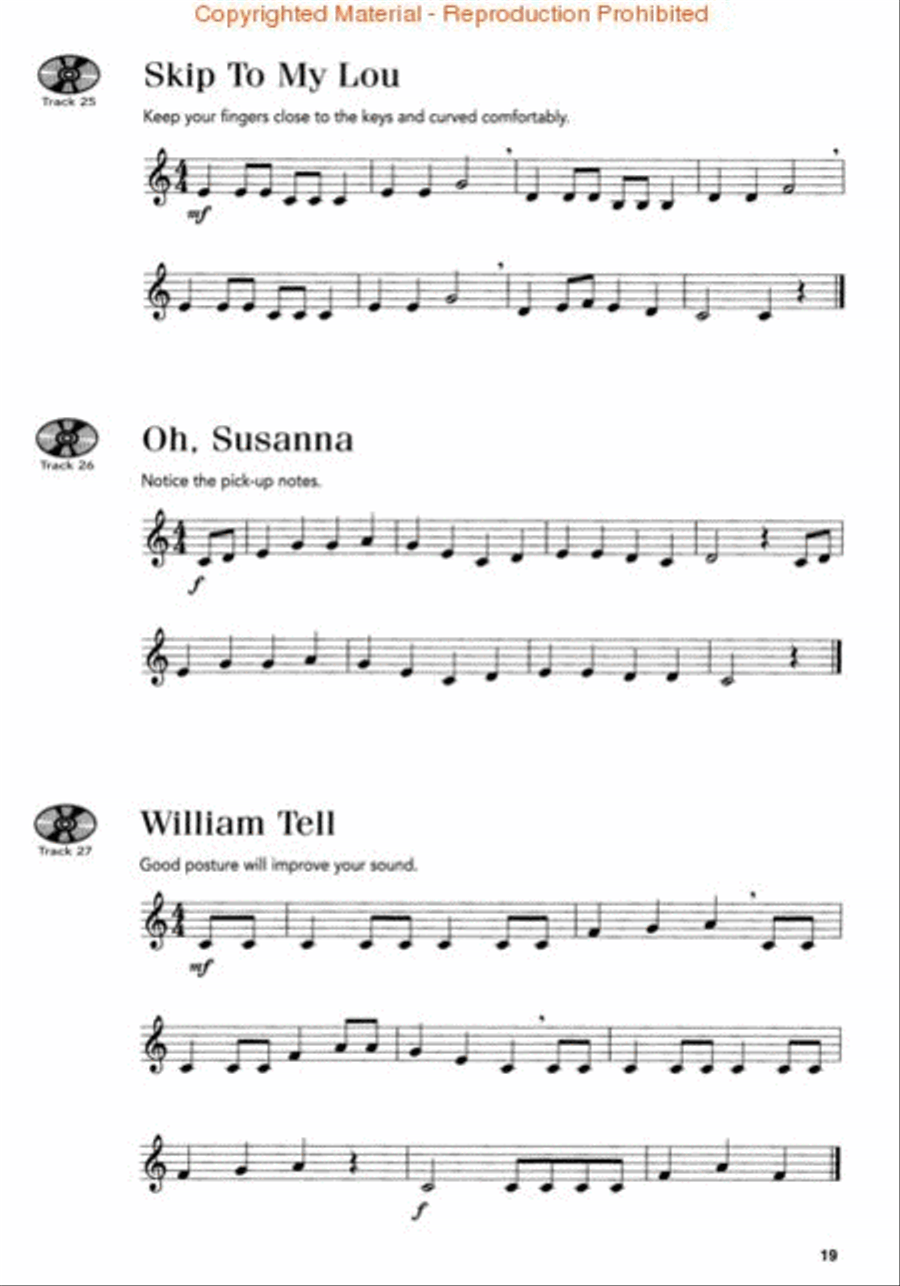 Play Clarinet Today! Clarinet Solo scores gallery preview page 3