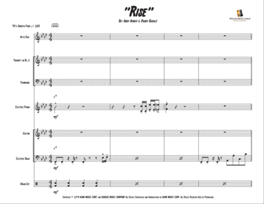 Rise Alto Saxophone scores gallery preview page 2