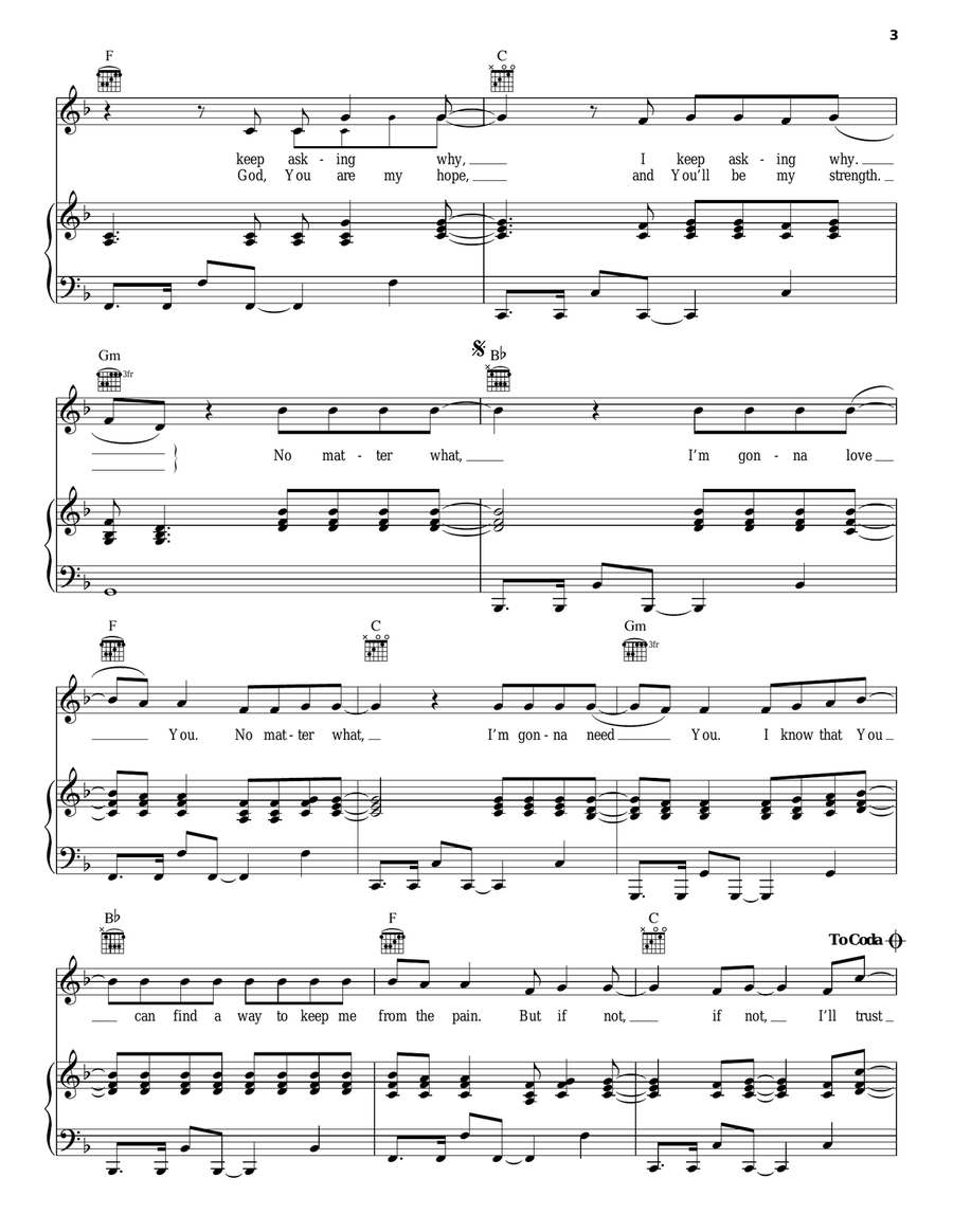 No Matter What Acoustic Guitar scores gallery preview page 3