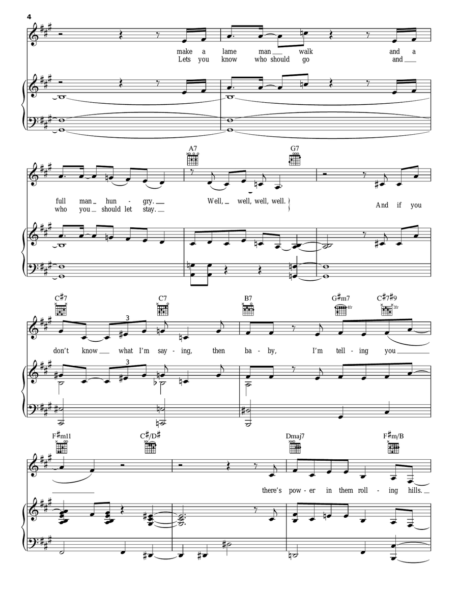 Rolling Hills Piano, Vocal, Guitar scores gallery preview page 4