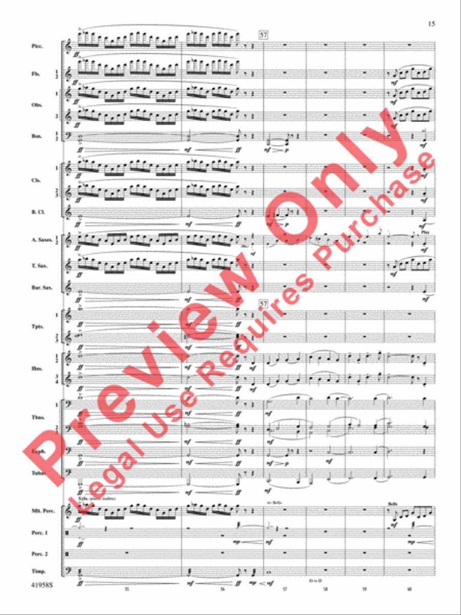 God's Country Concert Band scores gallery preview page 16