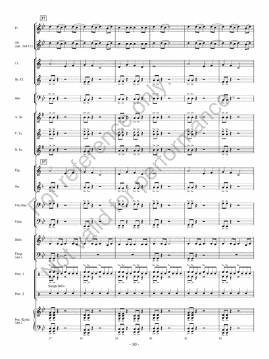 Nighthawk Concert Band scores gallery preview page 11