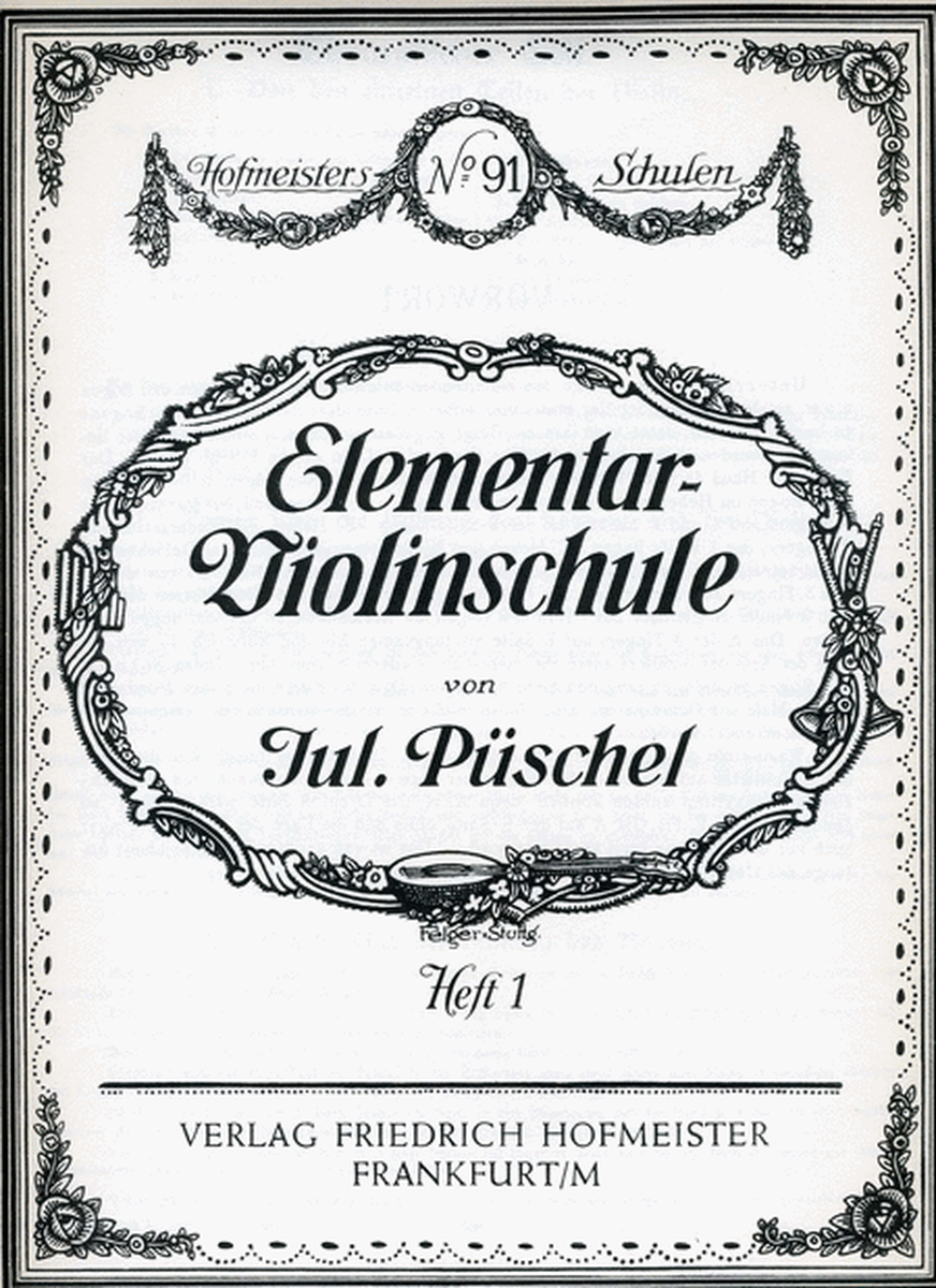 Elemetar-Violinschule, Heft 1