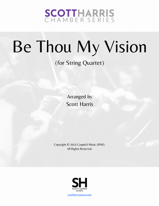 Book cover for Be Thou My Vision (String Quartet)