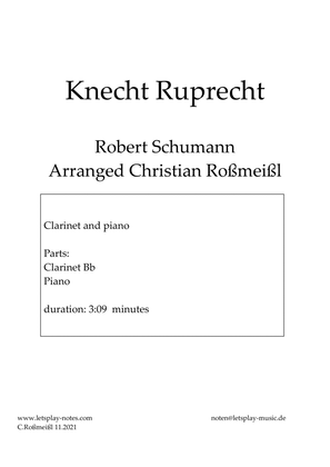 Knecht Rupprecht with Clarinet