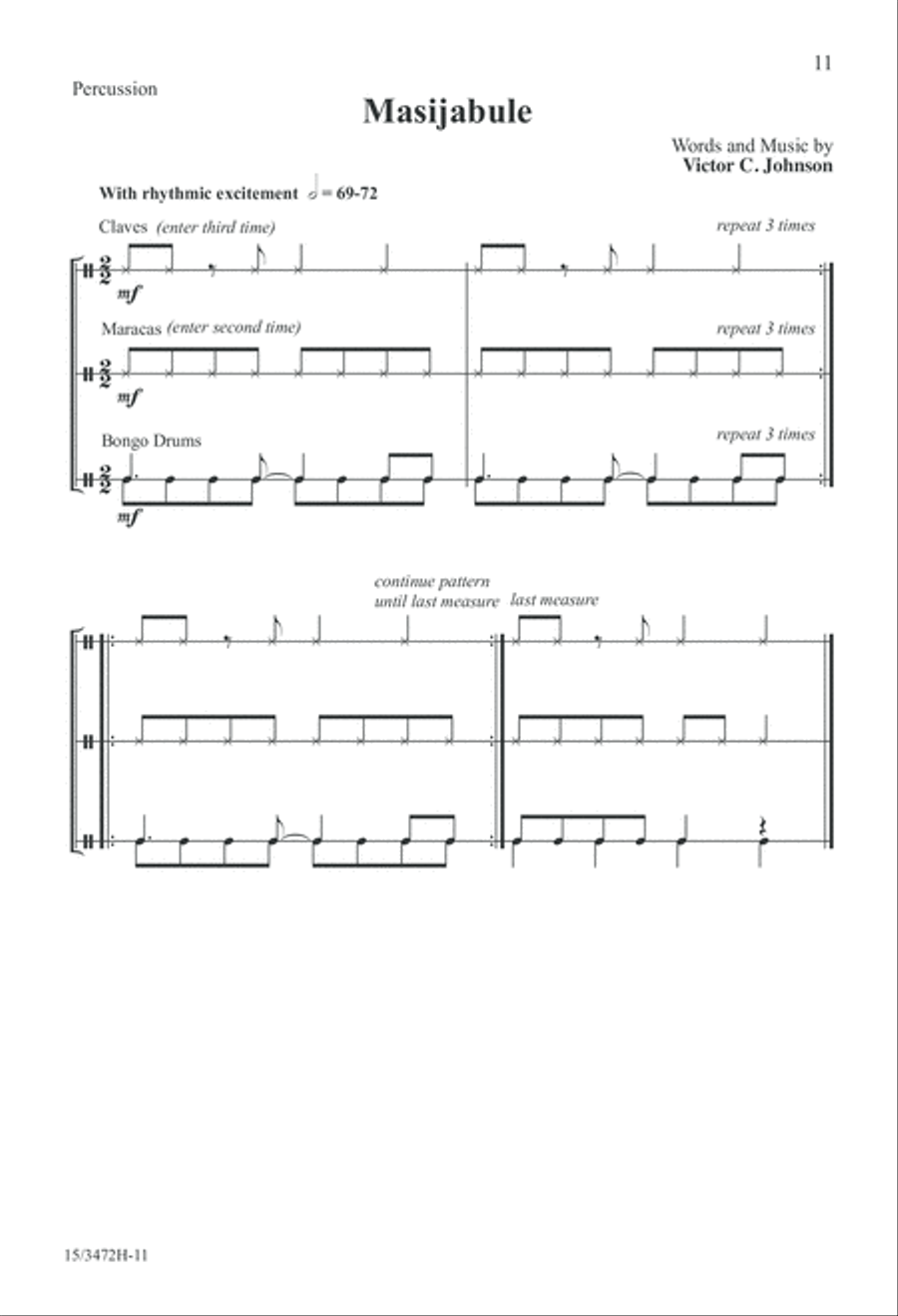 Masijabule Masijabule 4-Part scores gallery preview page 11