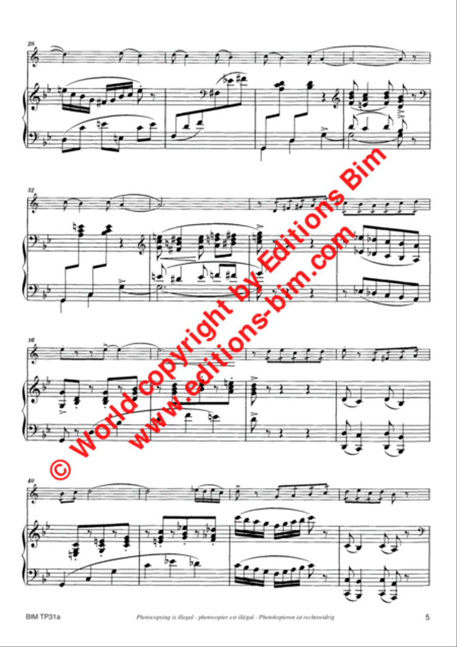 Concert Scherzo Trumpet Solo scores gallery preview page 4