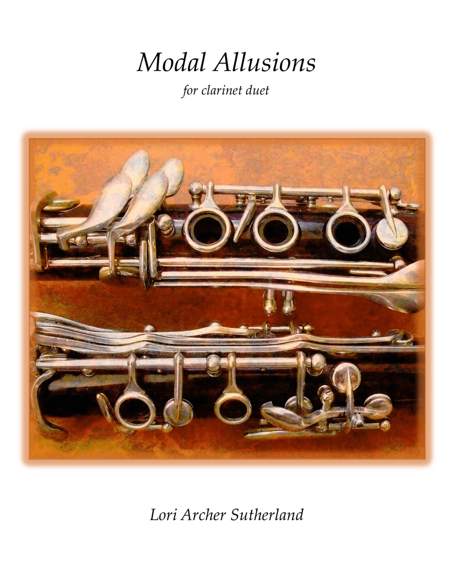 Modal Allusions Clarinet Duet scores gallery preview page 1