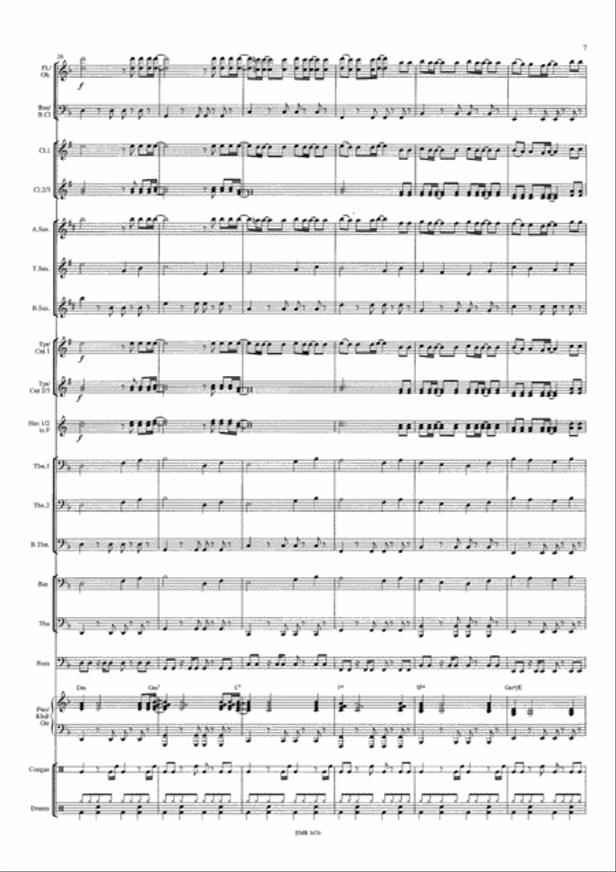 I Will Survive Concert Band scores gallery preview page 8