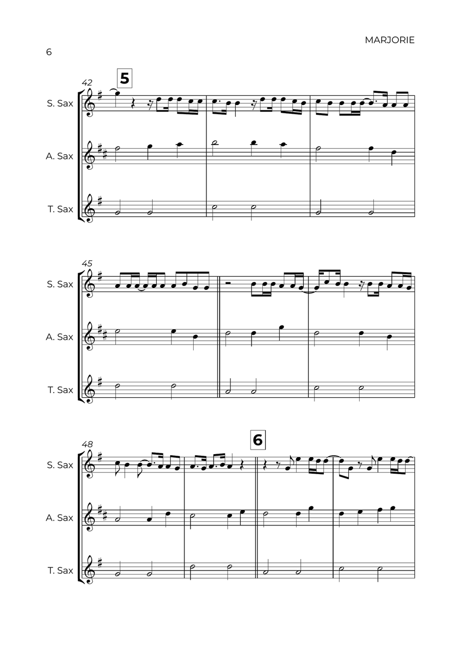 Marjorie Woodwind Trio scores gallery preview page 6