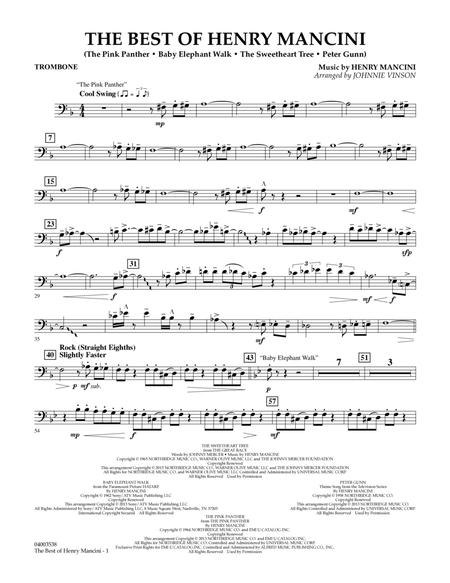 The Best of Henry Mancini - Trombone
