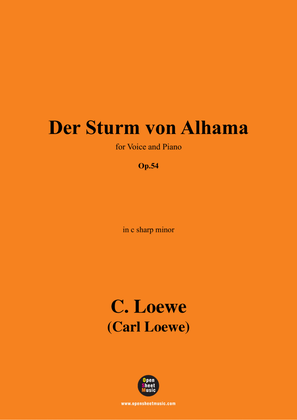 C. Loewe-Der Sturm von Alhama,in c sharp minor,Op.54
