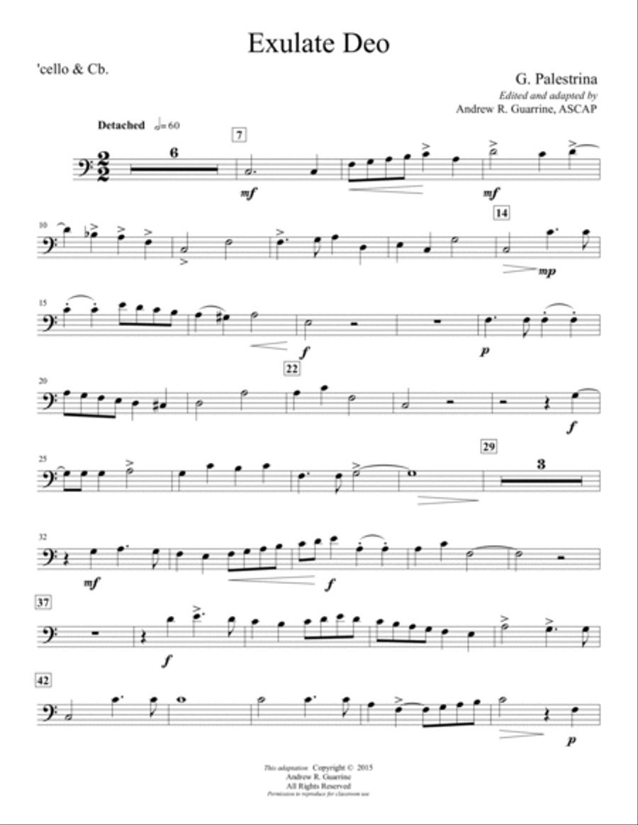 Exulate Deo Exulate Deo String Orchestra scores gallery preview page 6