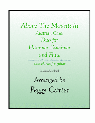 Book cover for Above The Mountain Duo: Hammer Dulcimer & Flute