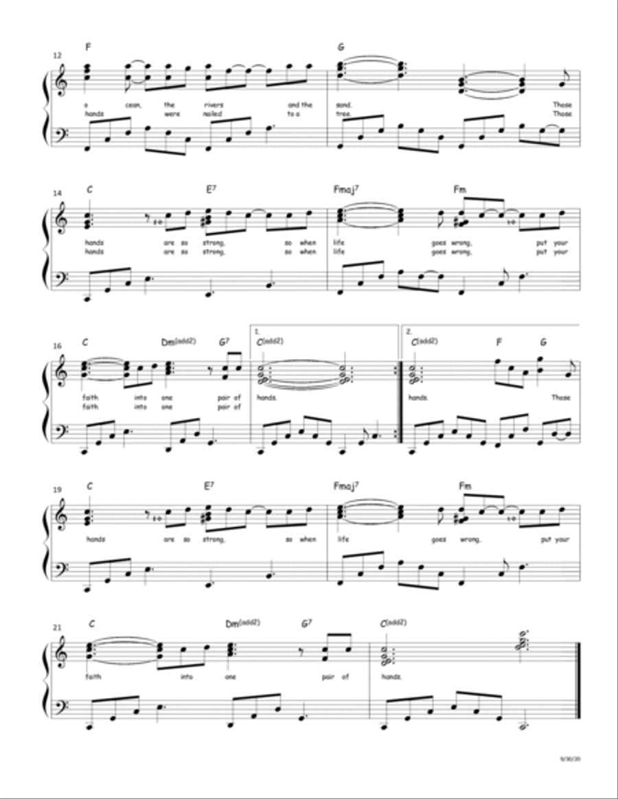 One Pair Of Hands Harp scores gallery preview page 2