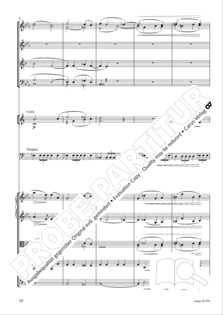 Schicksalslied, Op. 54 4-Part scores gallery preview page 11