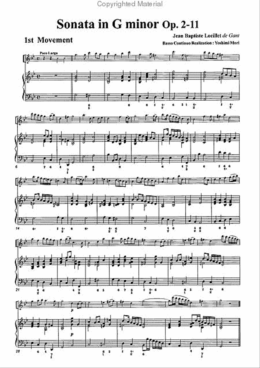 Sonata in G minor, Op. 2-11