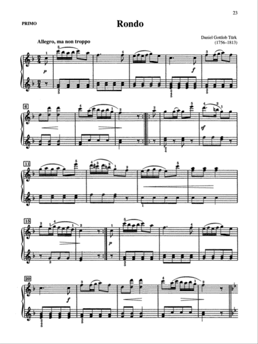 Duet Classics for Piano, Book 3 Small Ensemble scores gallery preview page 6